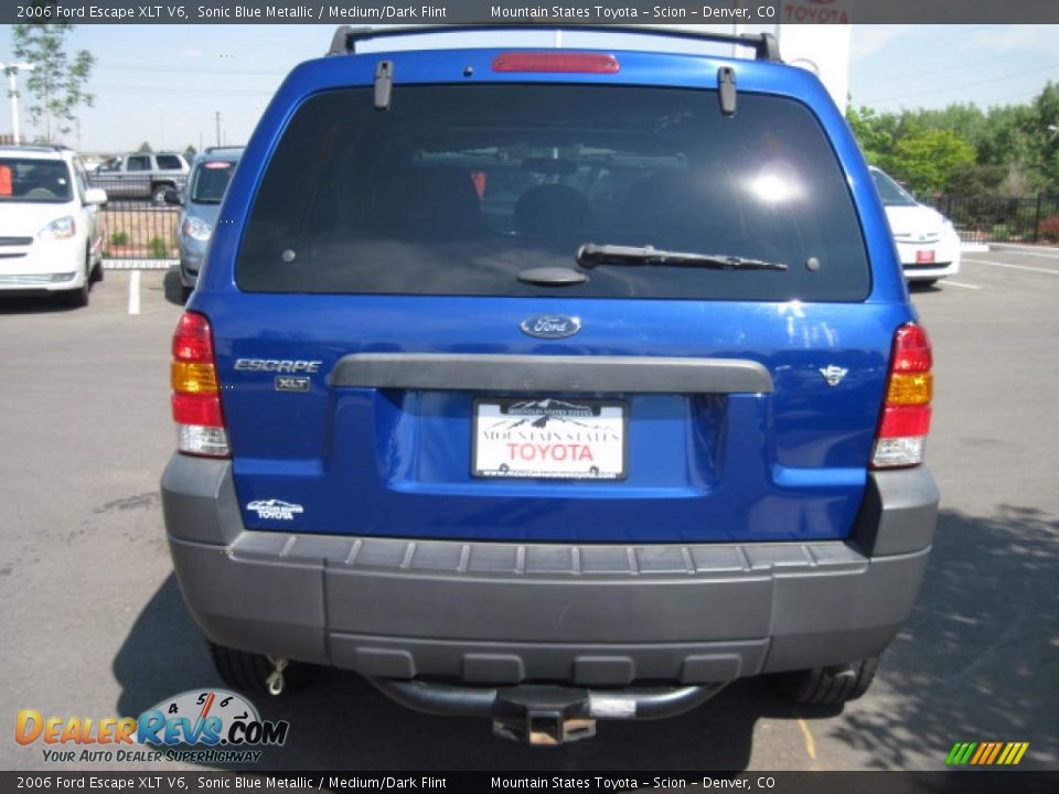 2006 Ford Escape XLT V6 Sonic Blue Metallic / Medium/Dark Flint Photo #3