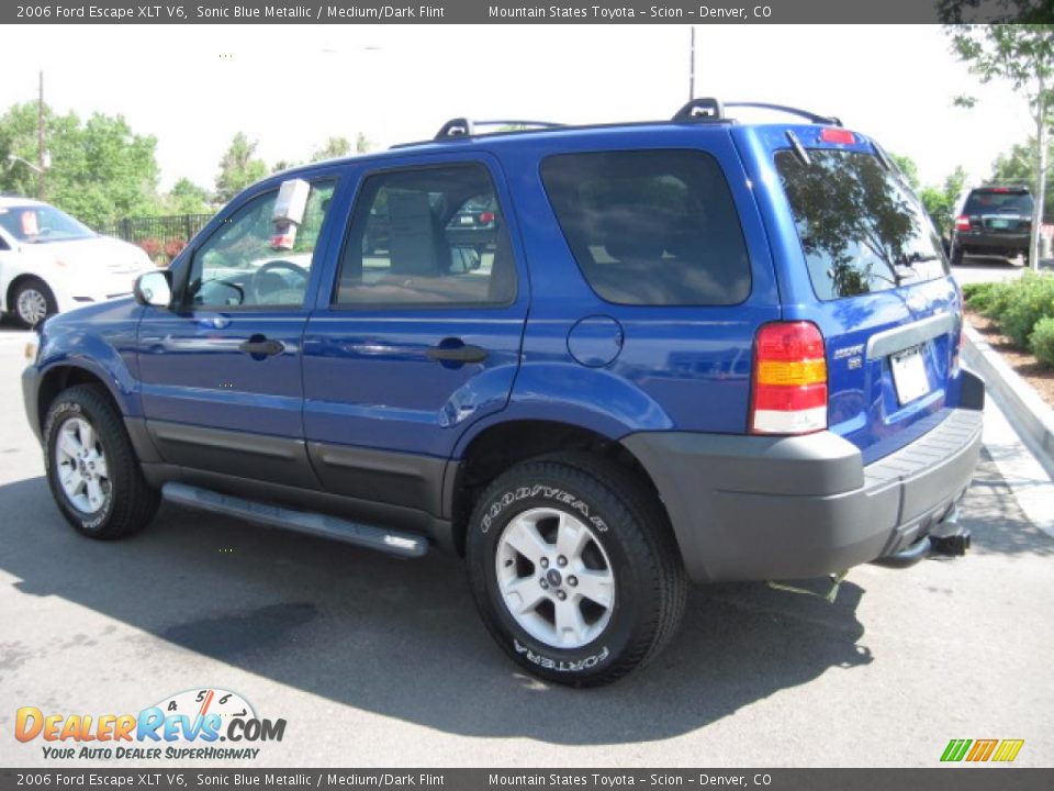 2006 Ford Escape XLT V6 Sonic Blue Metallic / Medium/Dark Flint Photo #4