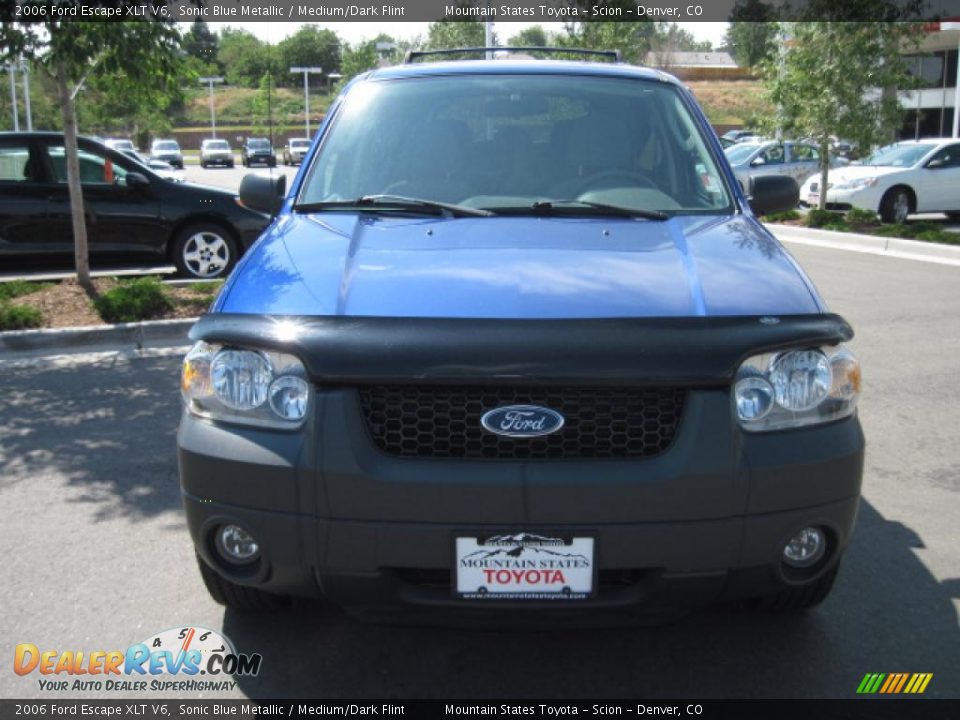 2006 Ford Escape XLT V6 Sonic Blue Metallic / Medium/Dark Flint Photo #6