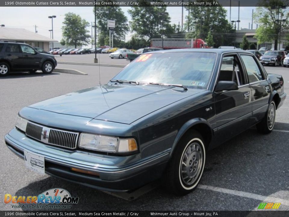 1996 Oldsmobile Cutlass Ciera SL Sedan Medium Sea Green Metallic / Gray Photo #3