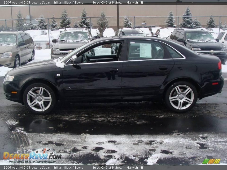 2006 Audi A4 2.0T quattro Sedan Brilliant Black / Ebony Photo #8