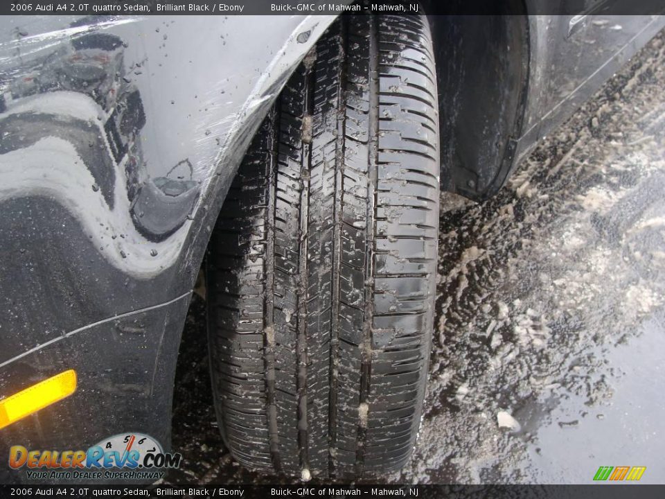 2006 Audi A4 2.0T quattro Sedan Brilliant Black / Ebony Photo #10