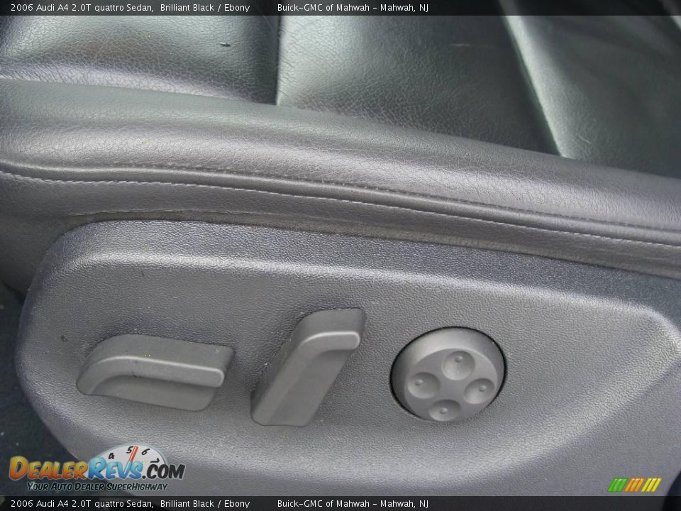 2006 Audi A4 2.0T quattro Sedan Brilliant Black / Ebony Photo #13