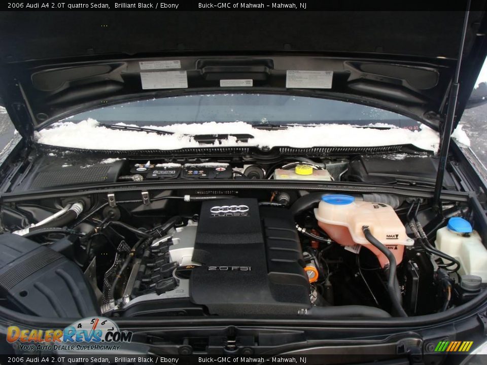 2006 Audi A4 2.0T quattro Sedan Brilliant Black / Ebony Photo #22