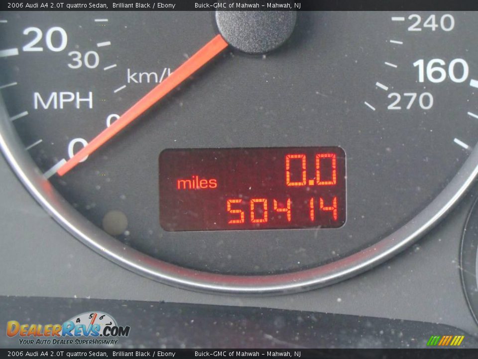 2006 Audi A4 2.0T quattro Sedan Brilliant Black / Ebony Photo #23
