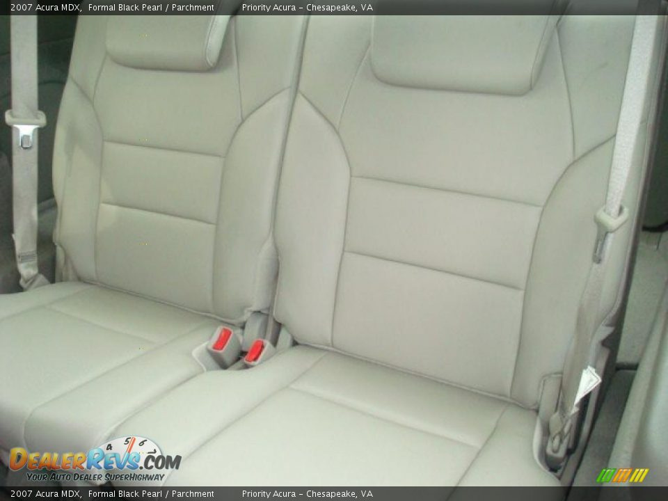 2007 Acura MDX Formal Black Pearl / Parchment Photo #12