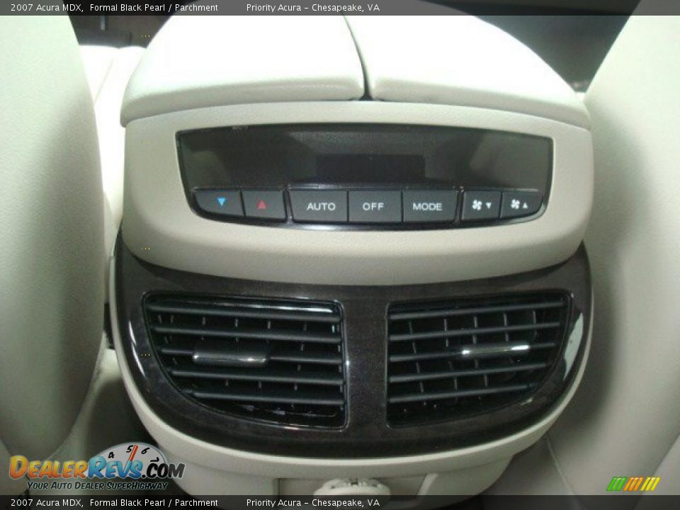 2007 Acura MDX Formal Black Pearl / Parchment Photo #13