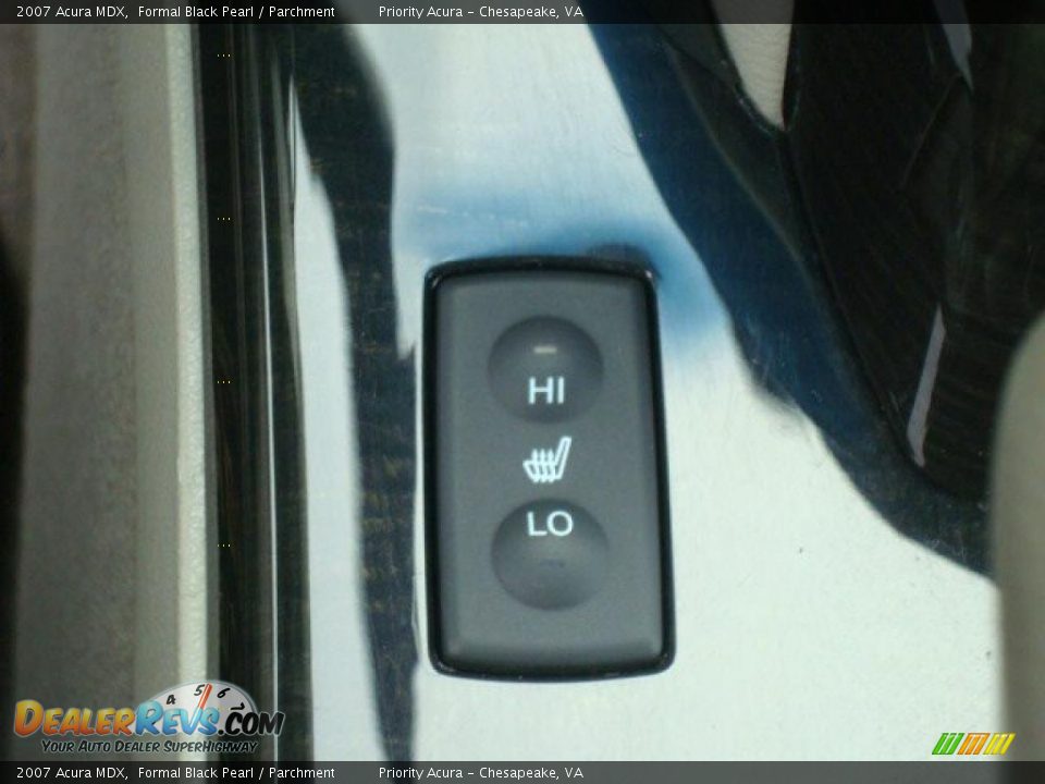 2007 Acura MDX Formal Black Pearl / Parchment Photo #18