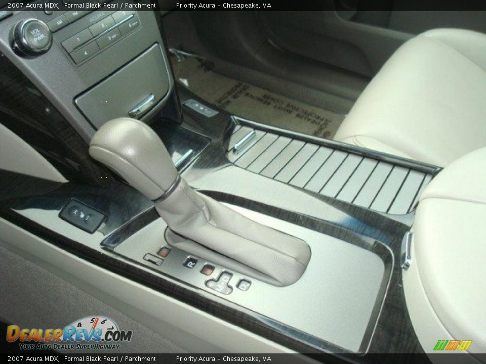 2007 Acura MDX Formal Black Pearl / Parchment Photo #19