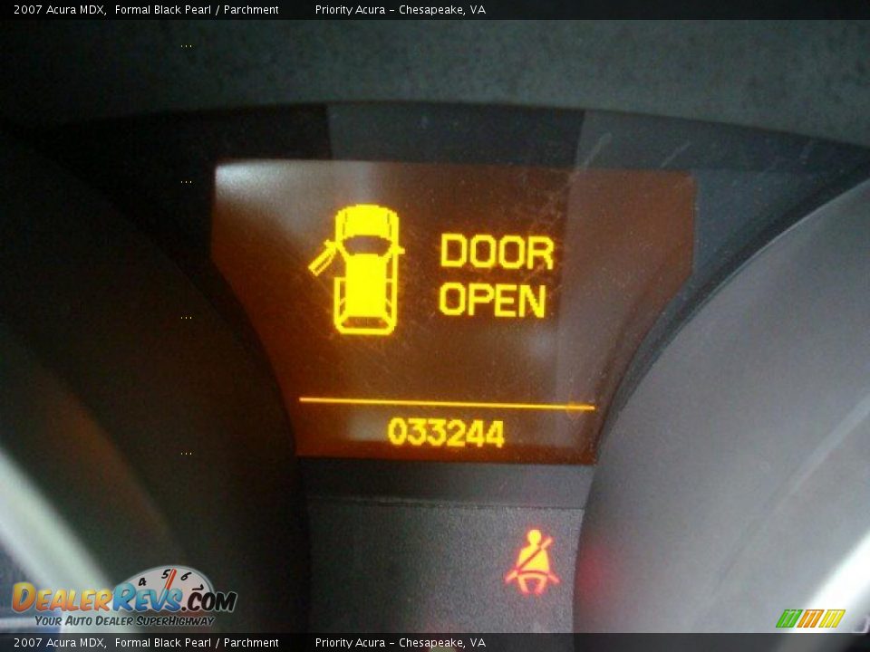 2007 Acura MDX Formal Black Pearl / Parchment Photo #22