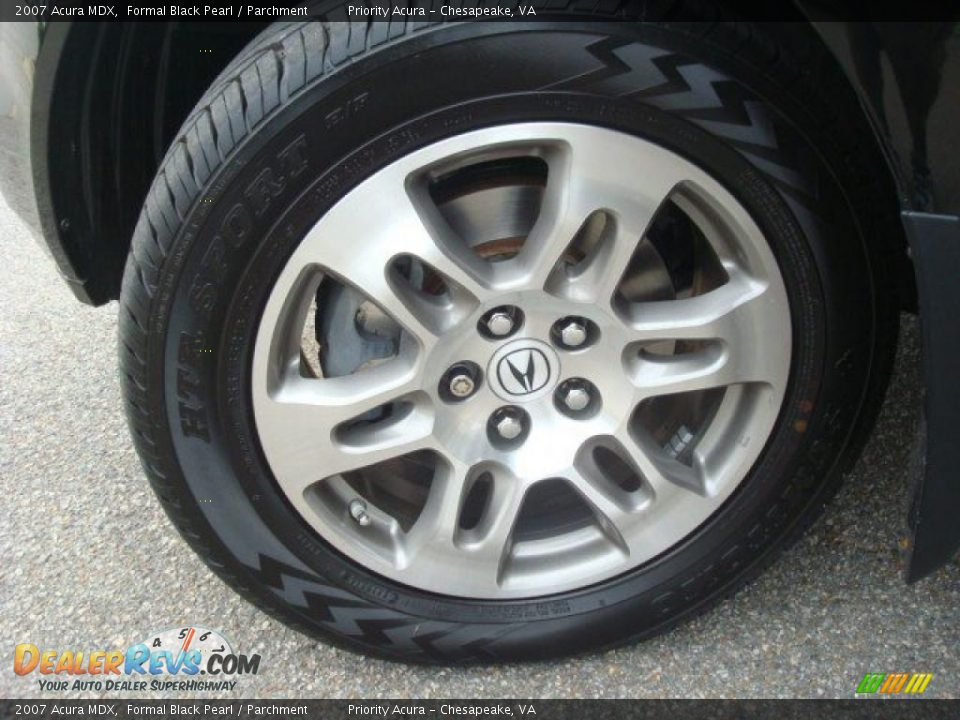2007 Acura MDX Formal Black Pearl / Parchment Photo #23