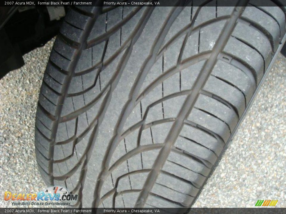 2007 Acura MDX Formal Black Pearl / Parchment Photo #24