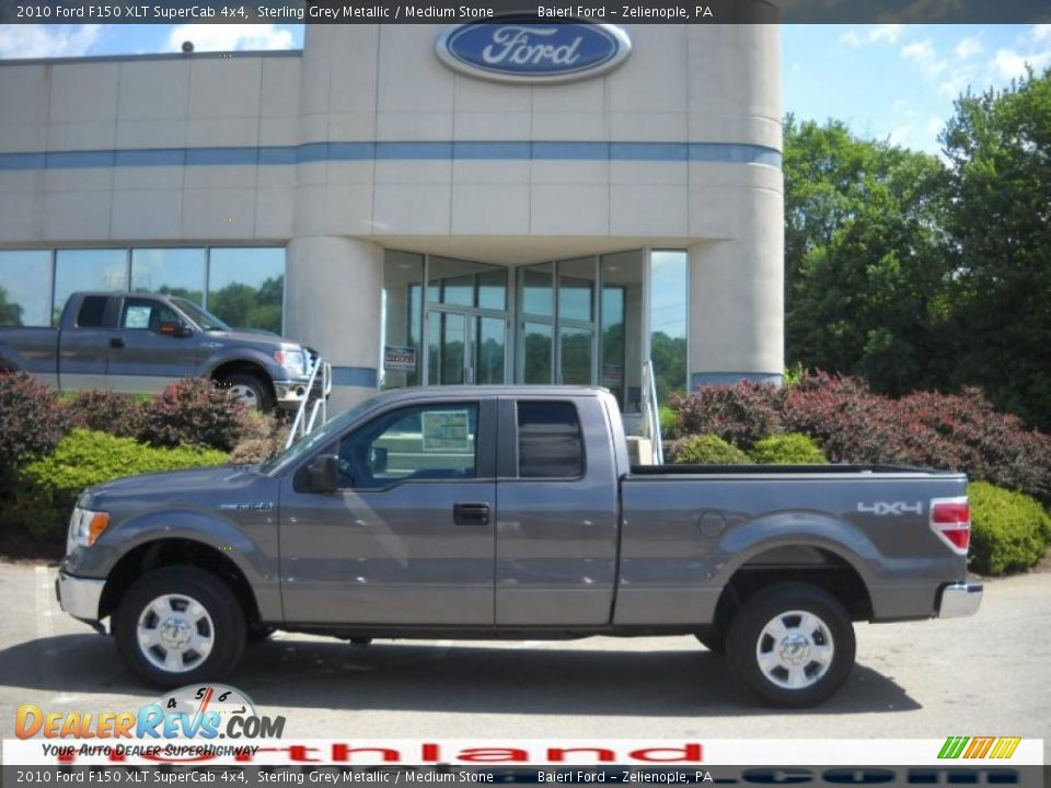 2010 Ford F150 XLT SuperCab 4x4 Sterling Grey Metallic / Medium Stone Photo #1