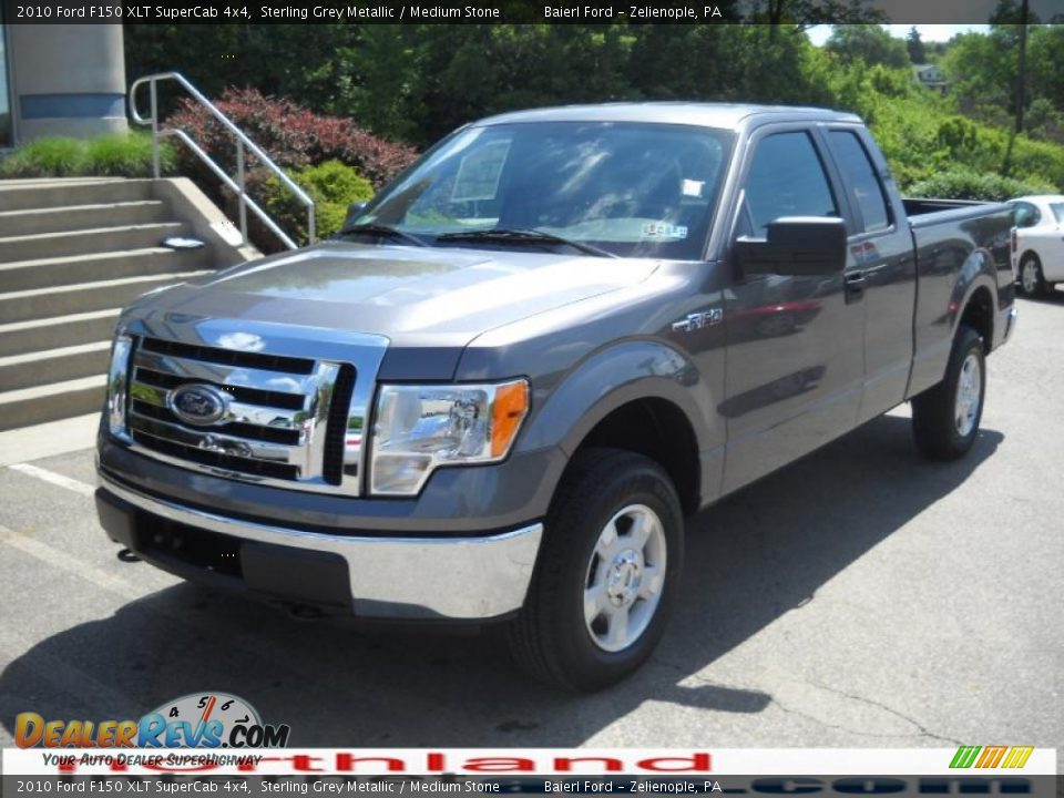 2010 Ford F150 XLT SuperCab 4x4 Sterling Grey Metallic / Medium Stone Photo #2