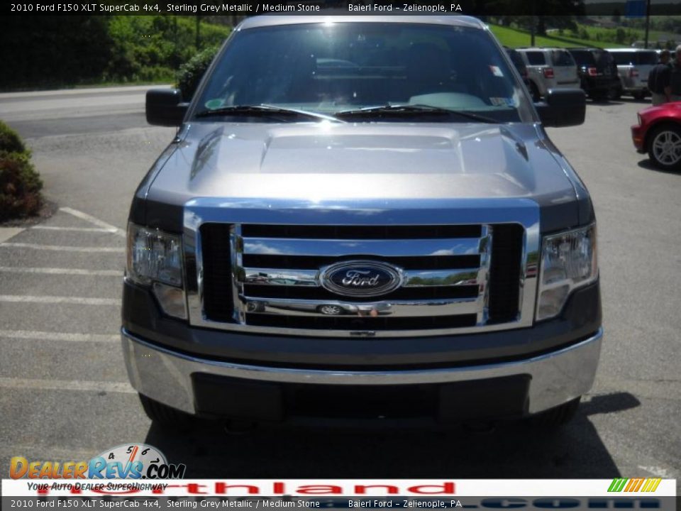 2010 Ford F150 XLT SuperCab 4x4 Sterling Grey Metallic / Medium Stone Photo #3