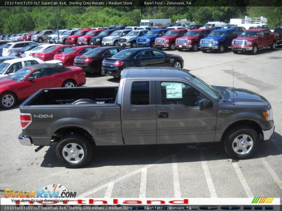 2010 Ford F150 XLT SuperCab 4x4 Sterling Grey Metallic / Medium Stone Photo #5