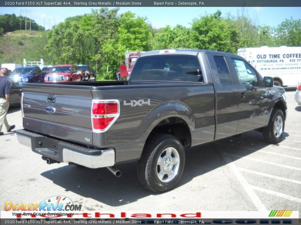 2010 Ford F150 XLT SuperCab 4x4 Sterling Grey Metallic / Medium Stone Photo #6