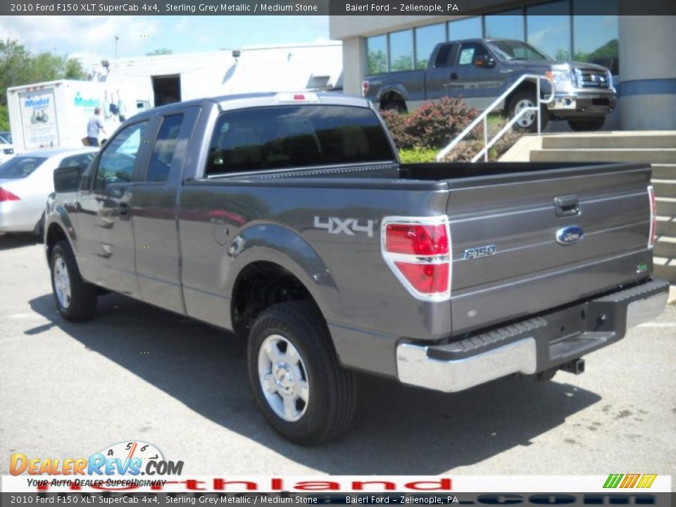 2010 Ford F150 XLT SuperCab 4x4 Sterling Grey Metallic / Medium Stone Photo #8