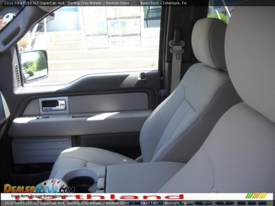 2010 Ford F150 XLT SuperCab 4x4 Sterling Grey Metallic / Medium Stone Photo #11