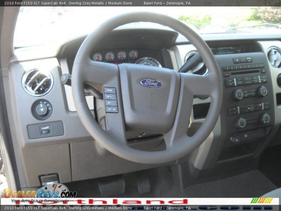 2010 Ford F150 XLT SuperCab 4x4 Sterling Grey Metallic / Medium Stone Photo #14