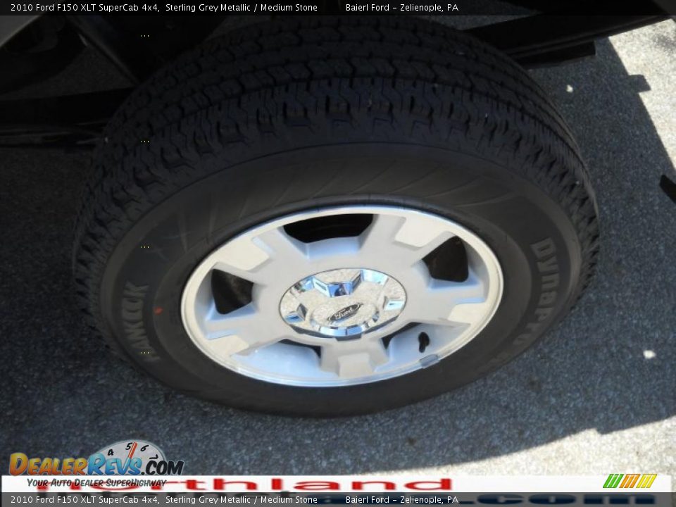 2010 Ford F150 XLT SuperCab 4x4 Sterling Grey Metallic / Medium Stone Photo #16