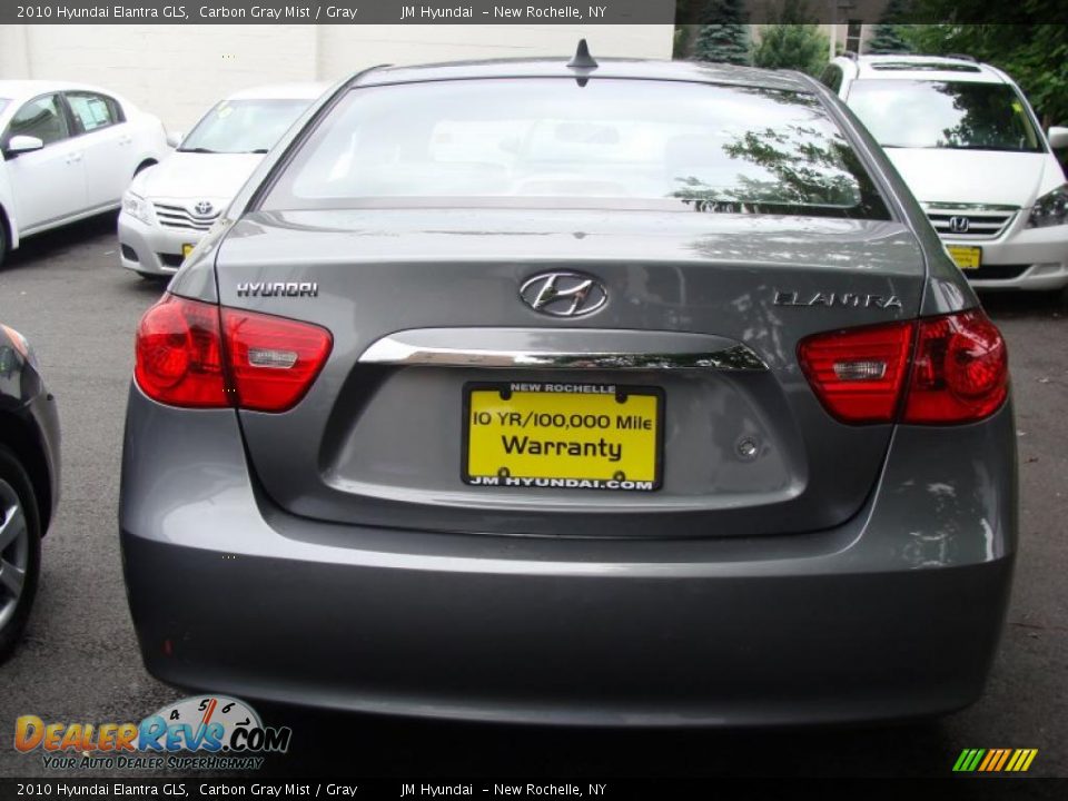 2010 Hyundai Elantra GLS Carbon Gray Mist / Gray Photo #6