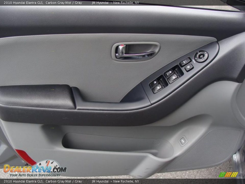 2010 Hyundai Elantra GLS Carbon Gray Mist / Gray Photo #11