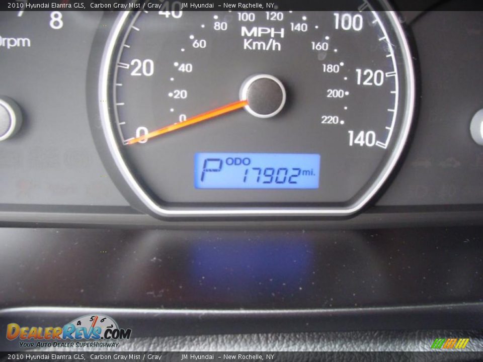 2010 Hyundai Elantra GLS Carbon Gray Mist / Gray Photo #24