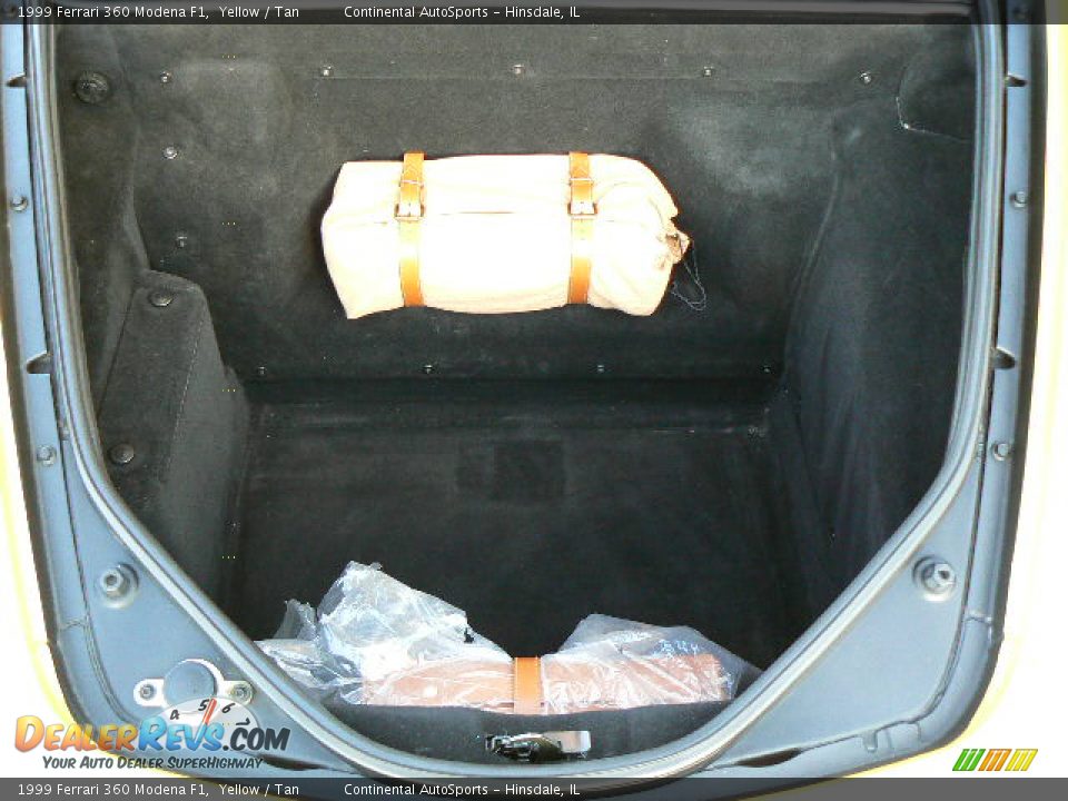1999 Ferrari 360 Modena F1 Yellow / Tan Photo #13