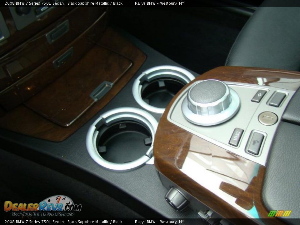 2008 BMW 7 Series 750Li Sedan Black Sapphire Metallic / Black Photo #14