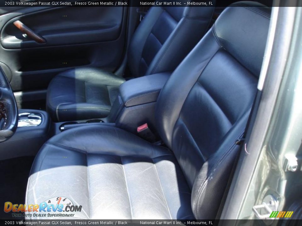 2003 Volkswagen Passat GLX Sedan Fresco Green Metallic / Black Photo #9