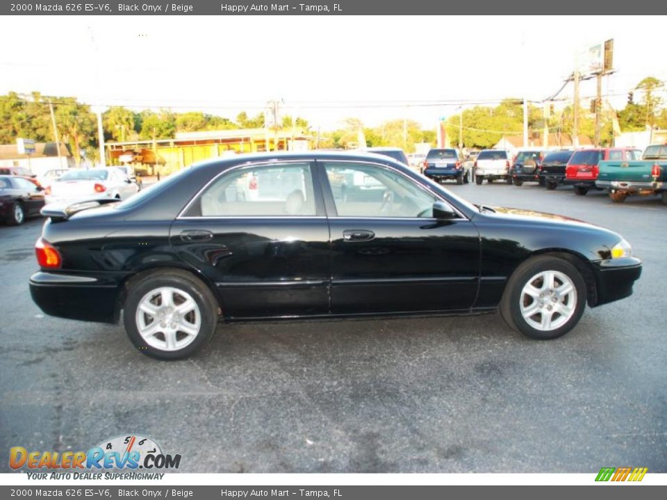 2000 Mazda 626 ES-V6 Black Onyx / Beige Photo #4