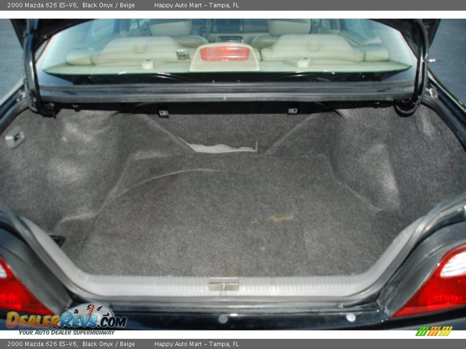 2000 Mazda 626 ES-V6 Black Onyx / Beige Photo #20