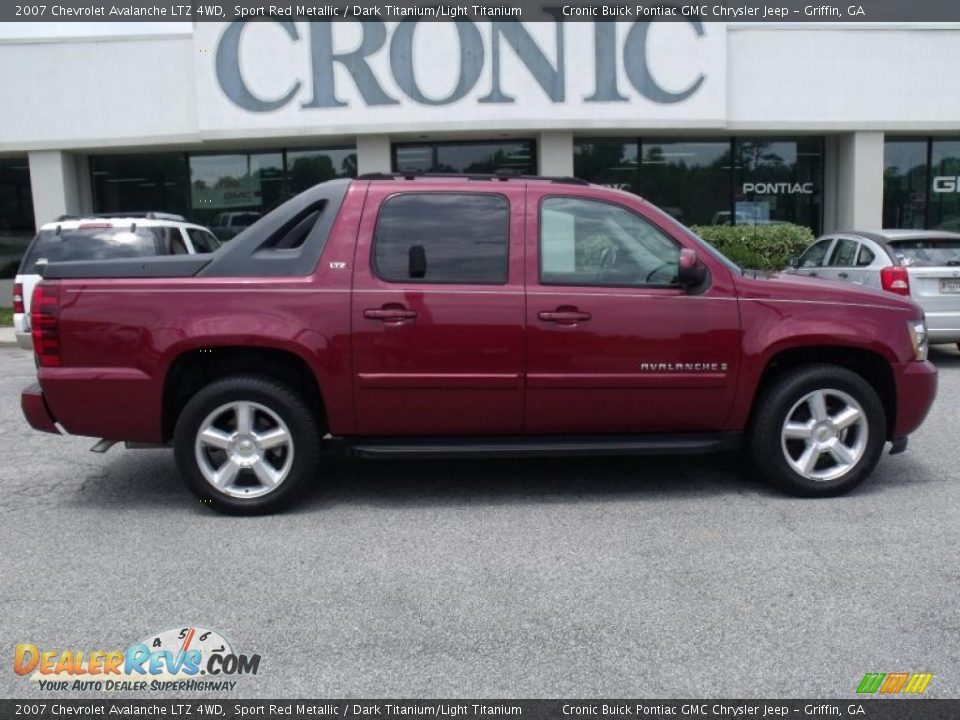 2007 Chevrolet Avalanche LTZ 4WD Sport Red Metallic / Dark Titanium/Light Titanium Photo #1