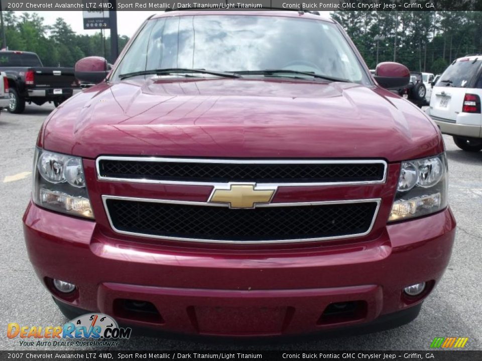 2007 Chevrolet Avalanche LTZ 4WD Sport Red Metallic / Dark Titanium/Light Titanium Photo #3