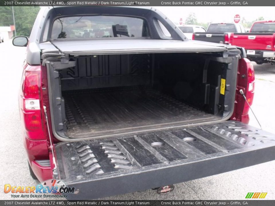 2007 Chevrolet Avalanche LTZ 4WD Sport Red Metallic / Dark Titanium/Light Titanium Photo #15