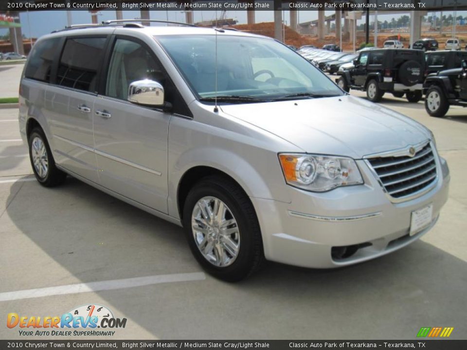 2010 Chrysler Town & Country Limited Bright Silver Metallic / Medium Slate Gray/Light Shale Photo #2
