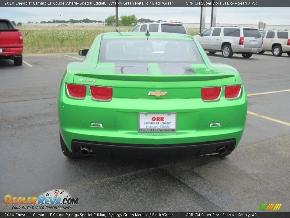 2010 Chevrolet Camaro LT Coupe Synergy Special Edition Synergy Green Metallic / Black/Green Photo #5