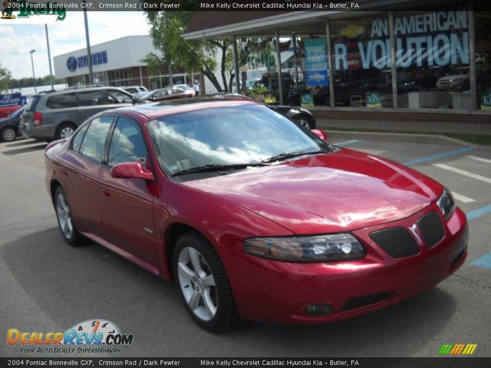 2004 Pontiac Bonneville GXP Crimson Red / Dark Pewter Photo #1