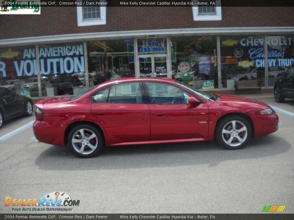 2004 Pontiac Bonneville GXP Crimson Red / Dark Pewter Photo #2