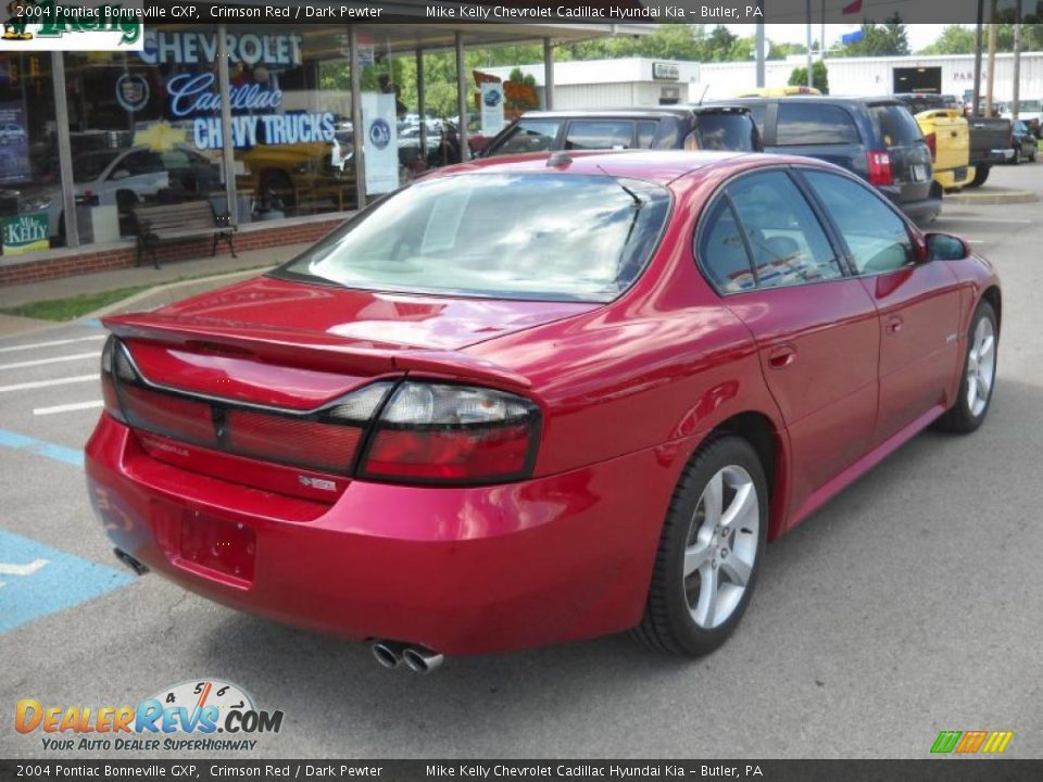 2004 Pontiac Bonneville GXP Crimson Red / Dark Pewter Photo #3