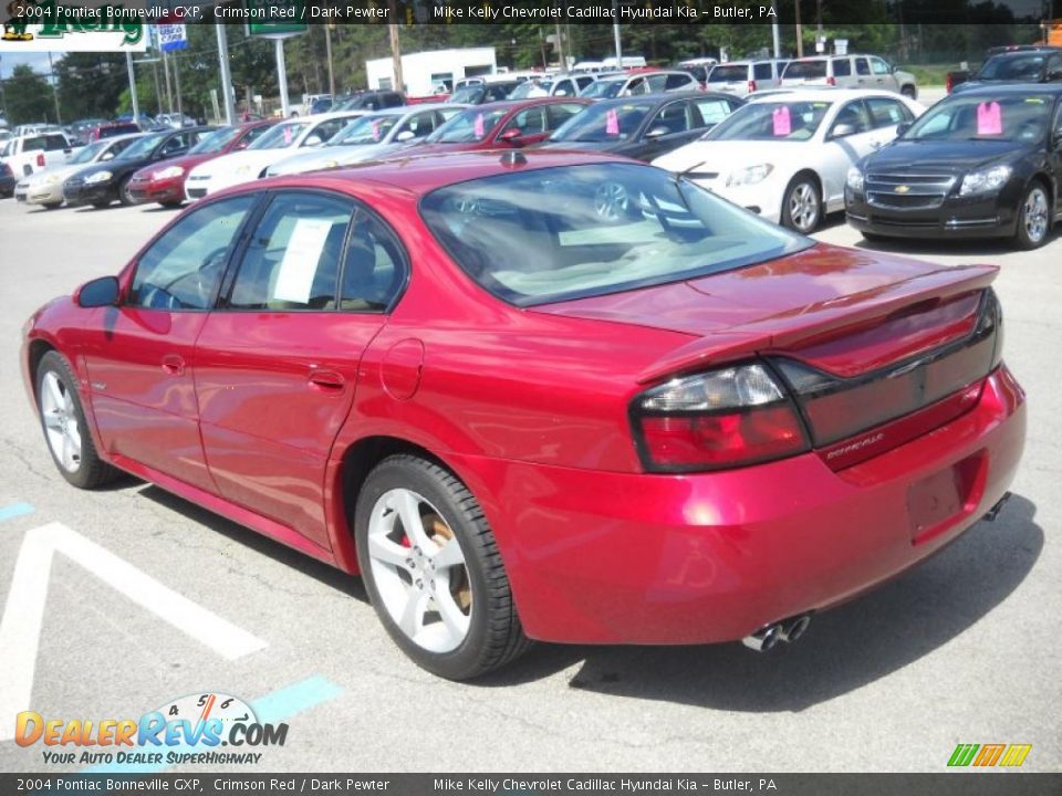 2004 Pontiac Bonneville GXP Crimson Red / Dark Pewter Photo #5