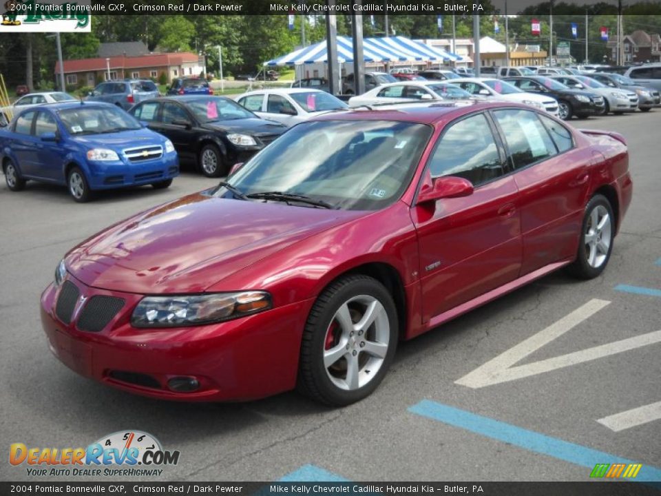 2004 Pontiac Bonneville GXP Crimson Red / Dark Pewter Photo #13