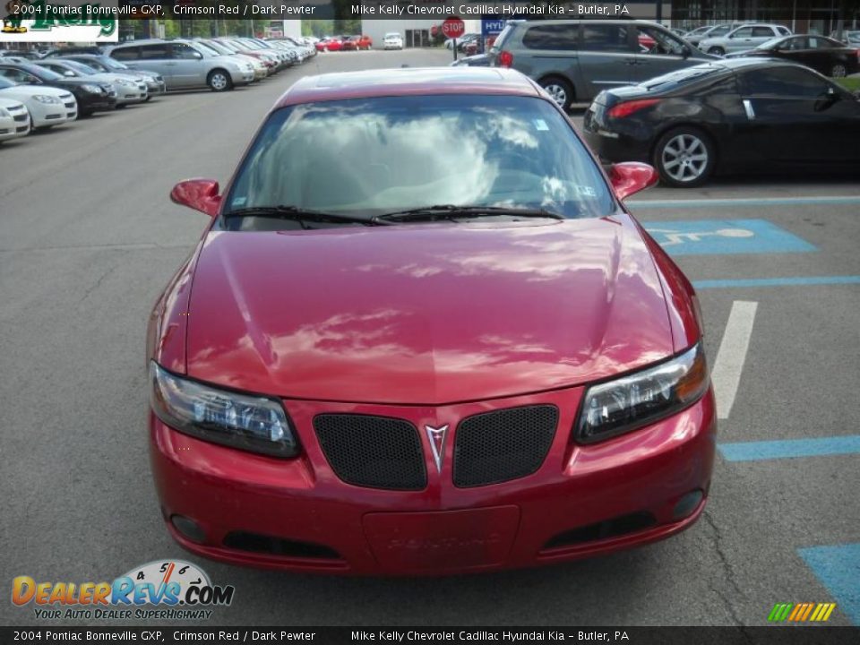 2004 Pontiac Bonneville GXP Crimson Red / Dark Pewter Photo #14