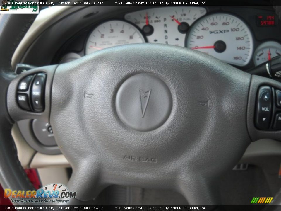 2004 Pontiac Bonneville GXP Crimson Red / Dark Pewter Photo #19