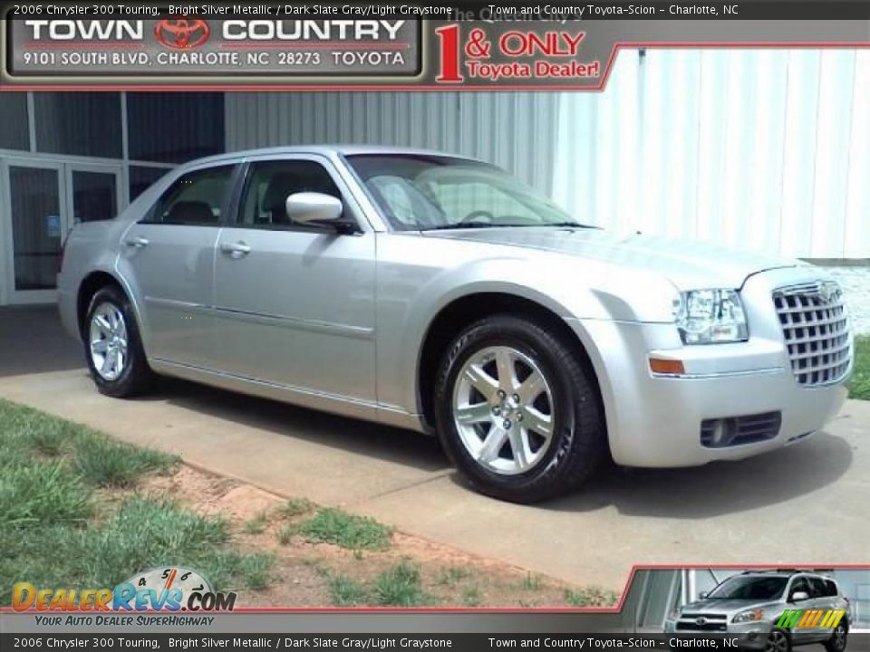 2006 Chrysler 300 Touring Bright Silver Metallic / Dark Slate Gray/Light Graystone Photo #1