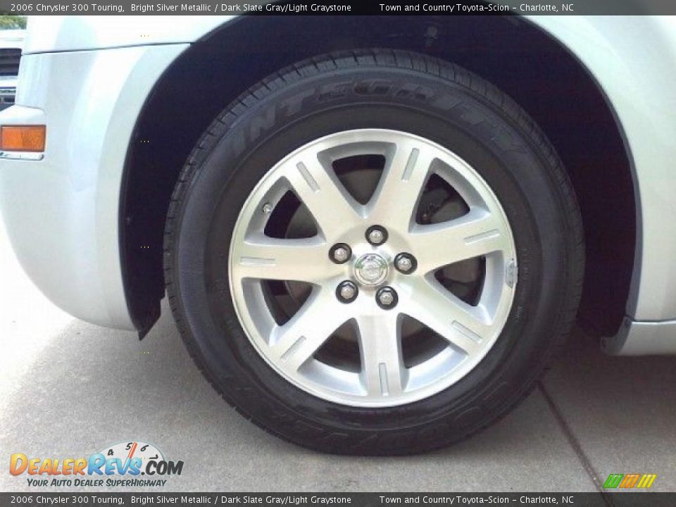 2006 Chrysler 300 Touring Bright Silver Metallic / Dark Slate Gray/Light Graystone Photo #3
