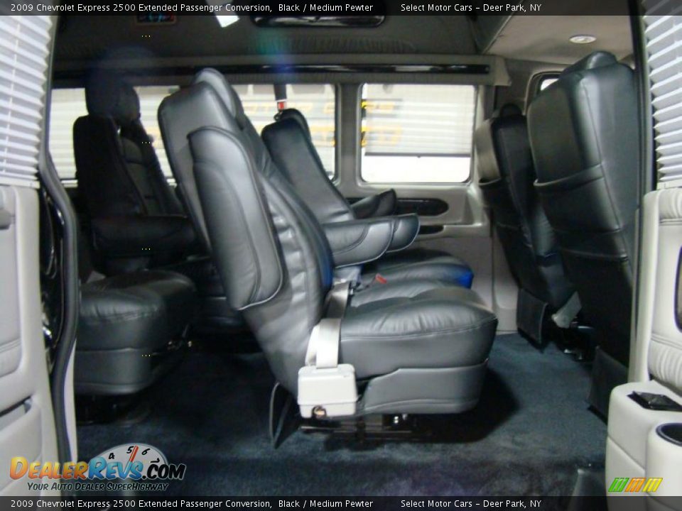 2009 Chevrolet Express 2500 Extended Passenger Conversion Black / Medium Pewter Photo #10