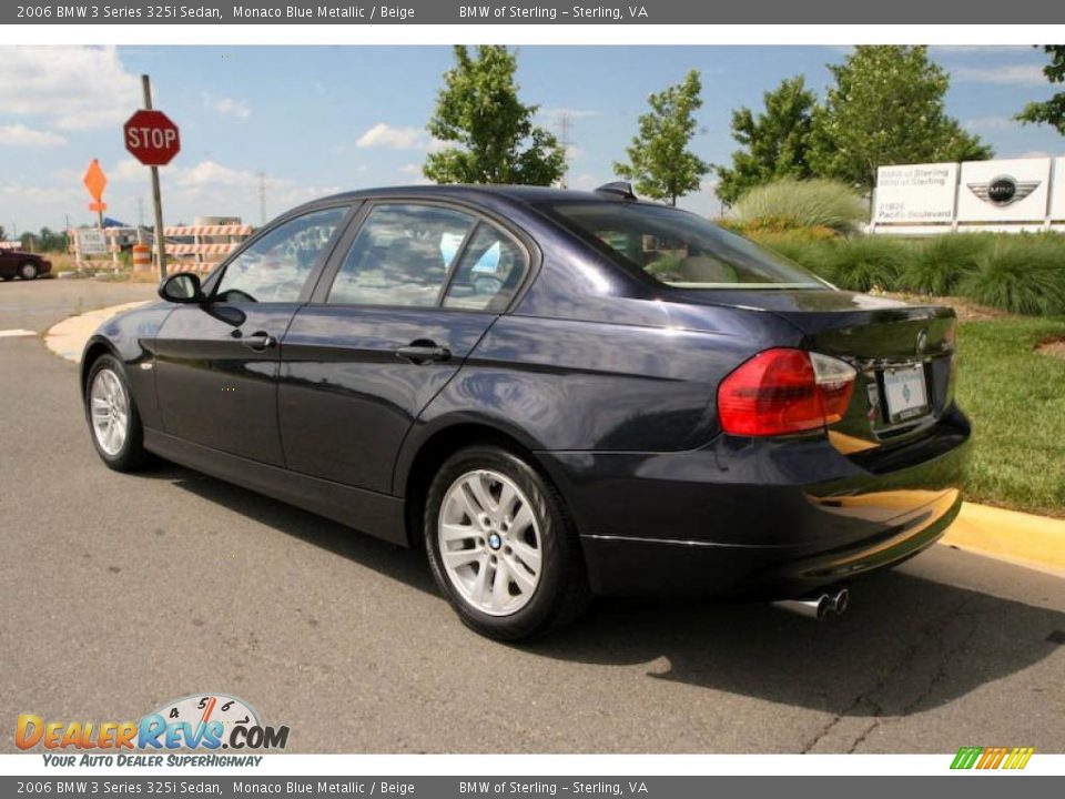 2006 BMW 3 Series 325i Sedan Monaco Blue Metallic / Beige Photo #4