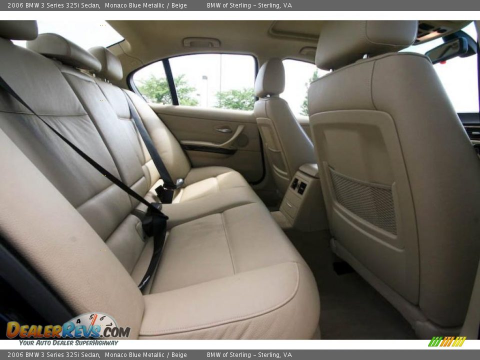 2006 BMW 3 Series 325i Sedan Monaco Blue Metallic / Beige Photo #10
